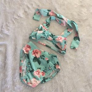 Two piece bathing suit